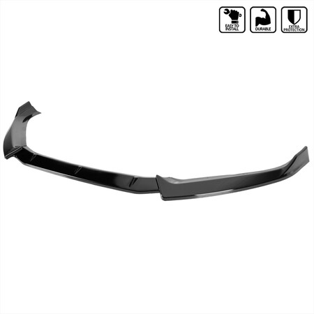 Spec-D Tuning 2018 S4 SEDAN FRONT BUMPER LIP GLOSSY BLACK LPF-A417GB-PQ